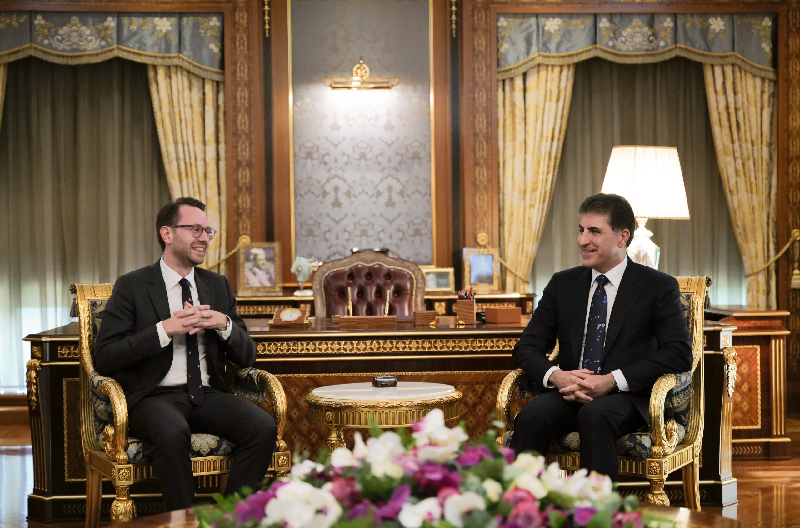 President Nechirvan Barzani receives new British Consul General