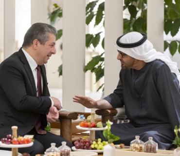 سەرۆکی حکومەتی هەرێمی کوردستان و سەرۆکی ئیمارات کۆبوونەوە