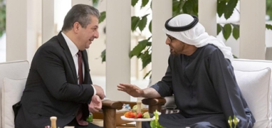 سەرۆکی حکومەتی هەرێمی کوردستان و سەرۆکی ئیمارات کۆبوونەوە