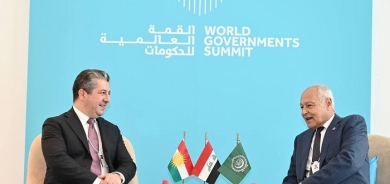 KRG Prime Minister and Arab League Secretary-General Meet in Dubai