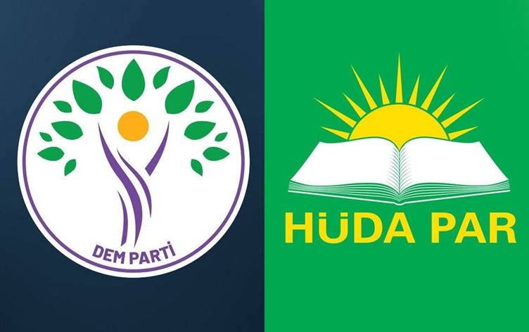 Parlamenterê HUDA PARê piştgirî da parlamenterê DEM Partiyê