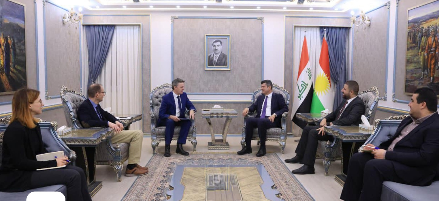 محافظ دهوك يستقبل وفداً من الاتحاد الأوروبي