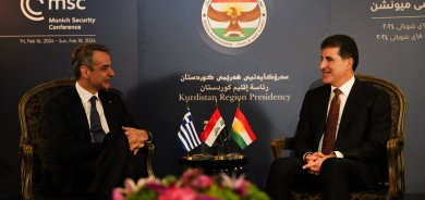 ســــه‌رۆك نێچيرڤان بارزانى و سه‌رۆك وه‌زيرانى يۆنان په‌يوه‌ندييه‌كان و هاريكاريى هاوبه‌ش تاوتوێ ده‌كه‌ن