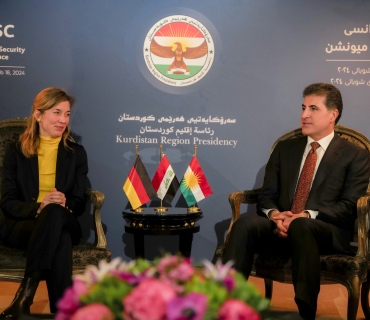 ســـه‌رۆكــى هــه‌رێــمــى كــوردستان و وه‌زيرى ده‌وڵه‌تى ئه‌ڵمانيا بۆ كاروبارى به‌رگرى هاريكاريى هاوبه‌ش تاوتوێ ده‌كه‌ن