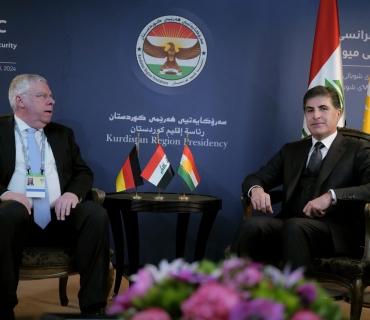 ســـه‌رۆك نێچيرڤان بارزانى و دوو گرووپى په‌رله‌مانتارانى ئه‌ڵمانى كۆبوونه‌وه‌