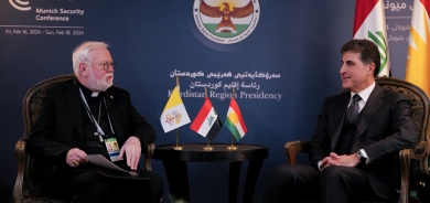 ســــه‌رۆك نێچيرڤان بارزانى له‌گه‌ڵ وه‌زيرى ده‌ره‌وه‌ى ڤاتيكان كۆبووه‌وه‌