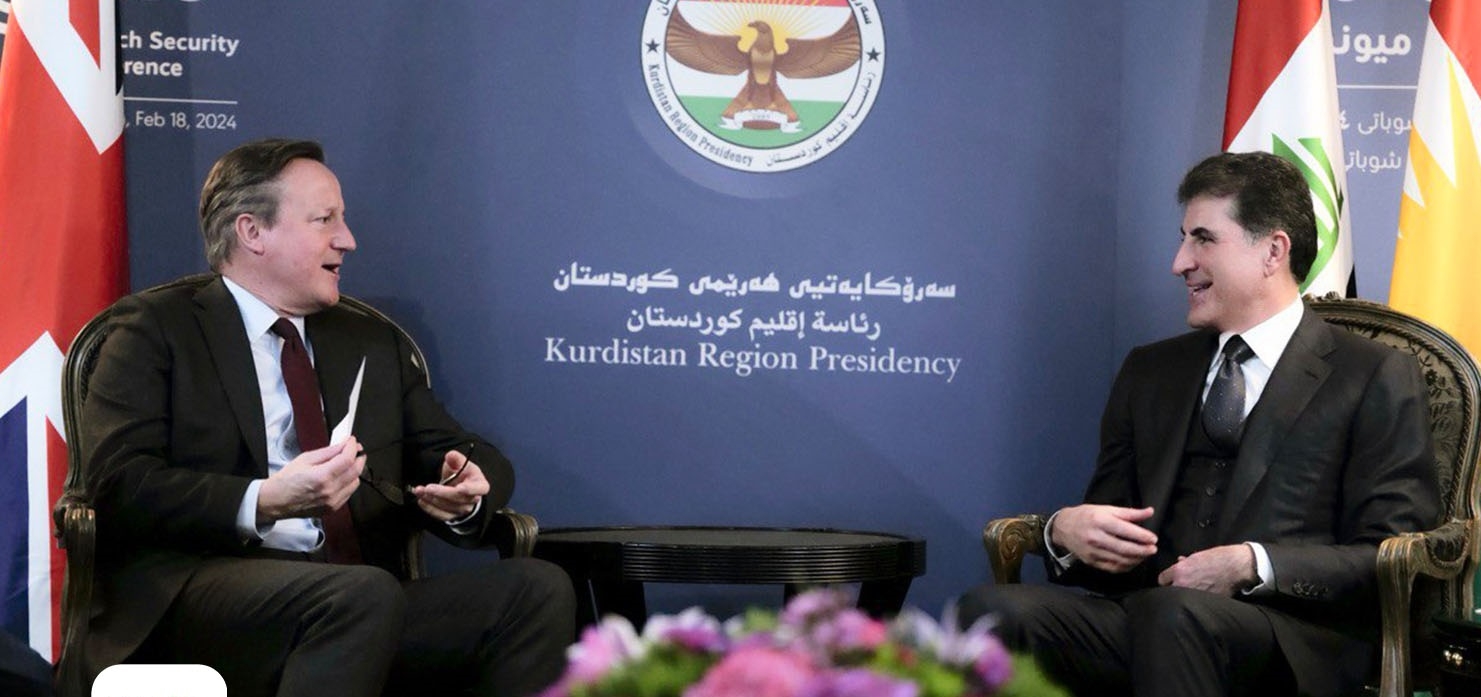 نيجيرفان بارزاني يلتقي في ميونخ بوزيري خارجية بريطانيا والكويت