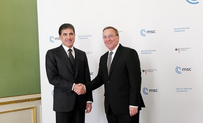 President Nechirvan Barzani in meeting with German Minister of Defense extends appreciation to Germany