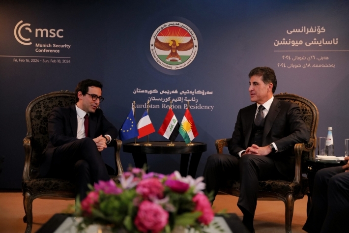 رئيس إقليم كوردستان يثني على فرنسا