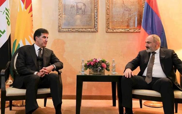 MUNÎH - Nêçîrvan Barzanî bi Serokwezîrê Ermenistanê re hevdîtinek kir