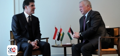 Serokê Herêma Kurdistanê û Şahê Urdinê rewşa dawî ya navçeyê gotûbêj dikin