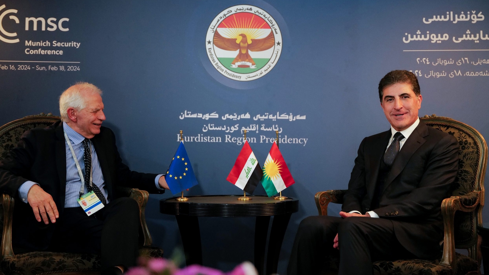 نيجيرفان بارزاني لـ جوزيب بوريل: العراق وإقليم كوردستان بحاجة إلى الاتحاد الأوروبي