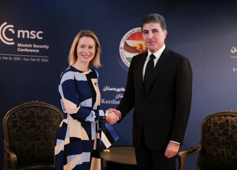 ســـه‌رۆك نێچيرڤان بارزانى و سه‌رۆك وه‌زيرانى ئيستۆنيا، په‌يوه‌ندييه‌كان تاوتوێ ده‌كه‌ن