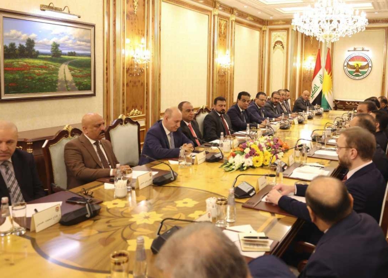 سه‌رۆكايه‌تى و حكوومه‌تى هه‌رێمى كوردستان له‌گه‌ڵ کۆمسیۆنی باڵای سەربەخۆی هەڵبژاردنەکانى عێراق كۆبوونه‌وه‌