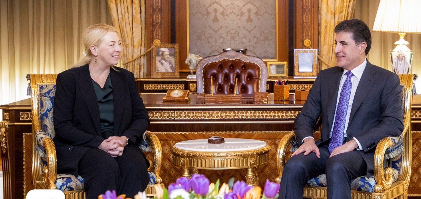 رئيس إقليم كوردستان يستقبل السفيرة الكندية الجديدة لدى العراق