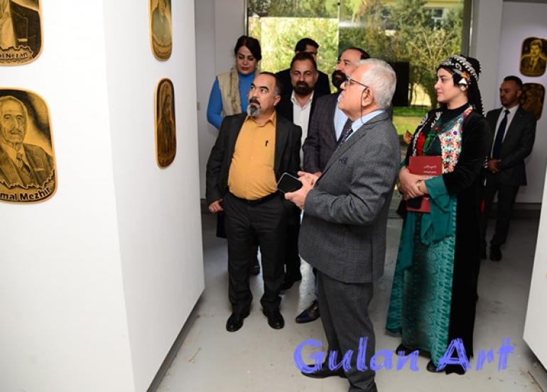 كیڤان بارزانی پێشانگەیەكی تایبەتی شێوەكاری كردەوە