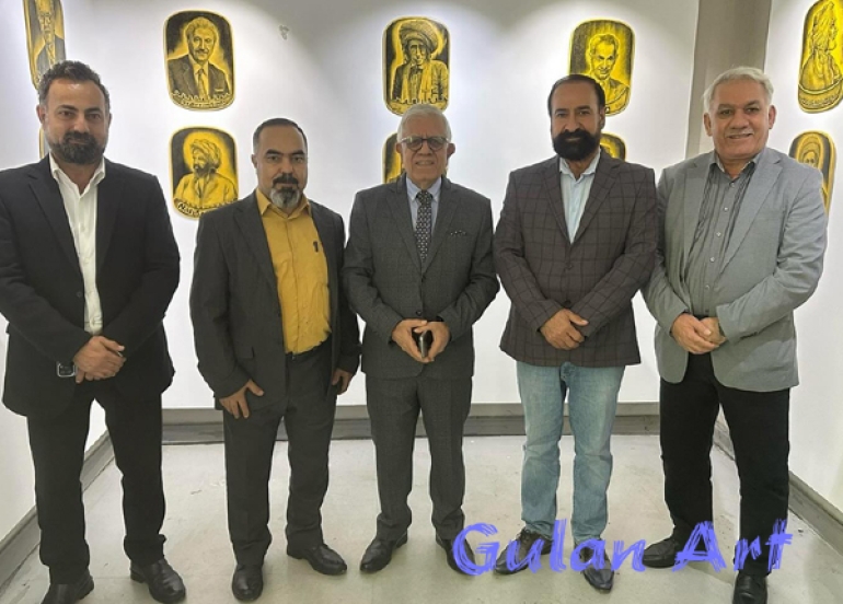 كیڤان بارزانی پێشانگەیەكی تایبەتی شێوەكاری كردەوە