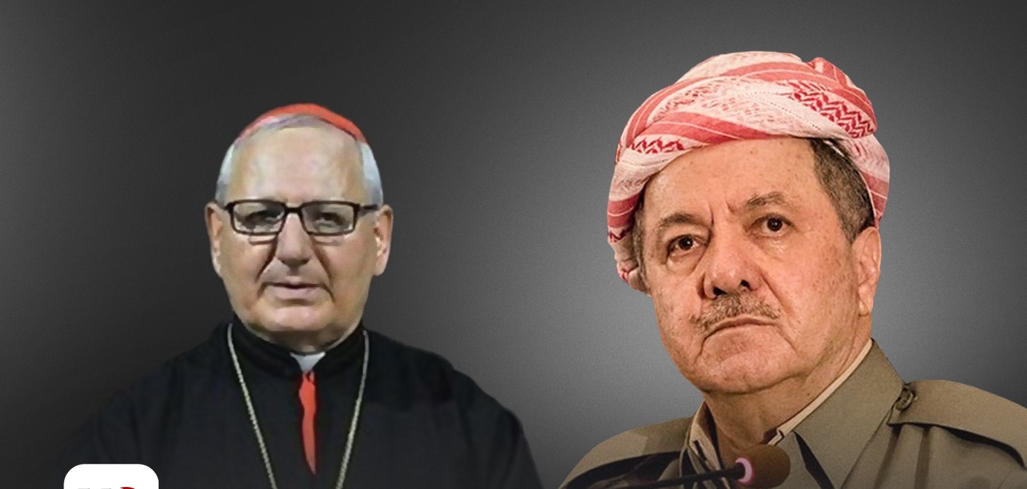 الكاردينال لويس ساكو واسامة النجيفي يُعزّيان الرئيس البارزاني بوفاة شقيقته