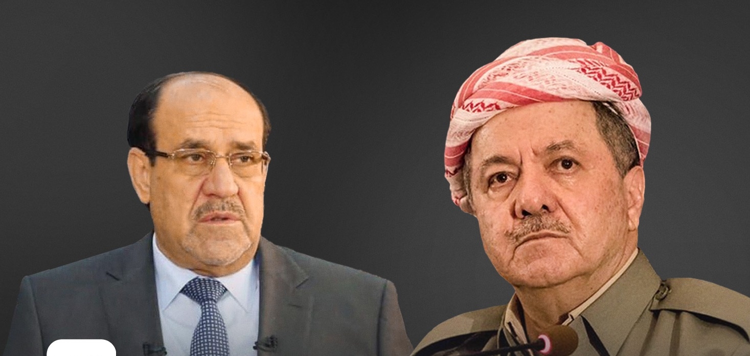 نوري المالكي وعقيلة الرئيس العراقي يُعزّيان الرئيس البارزاني بوفاة شقيقته