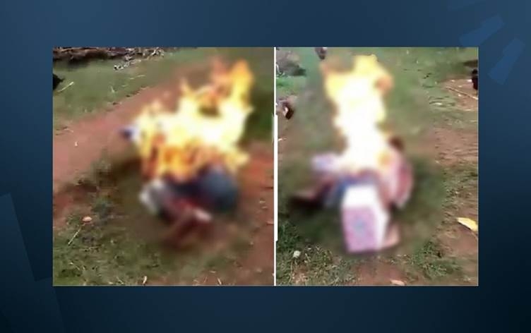 Dest û lingên 'pîrhebok'ê girê dan û ew bi saxî şewitand