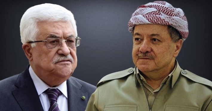 الرئيس الفلسطيني يعزي الرئيس بارزاني بوفاة شقيقته