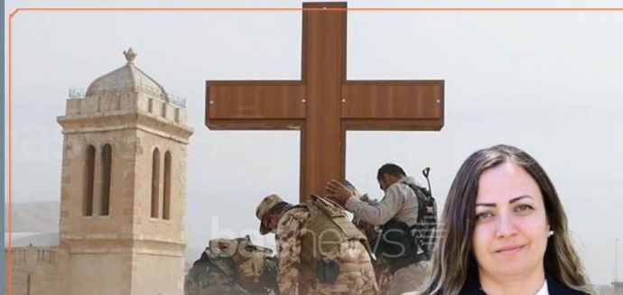 نائبة مسيحية: نشكر الرئيس بارزاني والحزب الديمقراطي الكوردستاني على دعمهم للمكونات