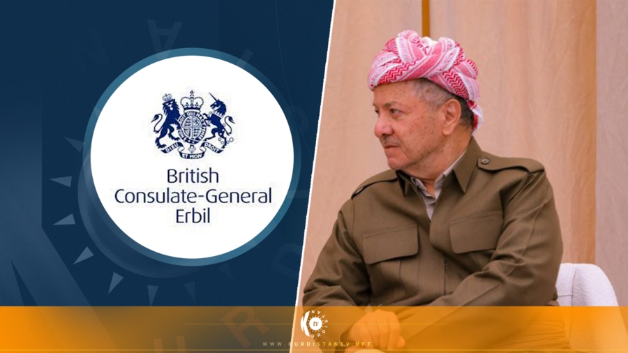 Konsulusxaneya Brîtanyayê sersaxî da Serok Barzanî