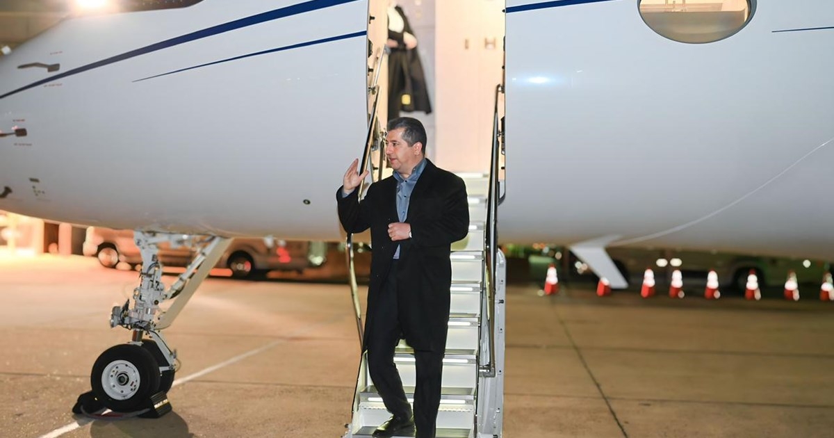 Prime Minister Masrour Barzani Embarks on Official Visit to Washington