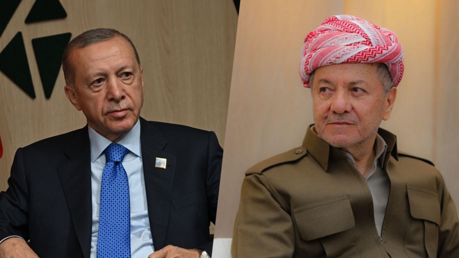 Erdogan sersaxî da Serok Barzanî