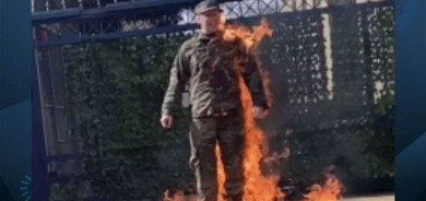 Leşkerekî Amerîkayê xwe ‘ji bo Xezeyê’ şewitand