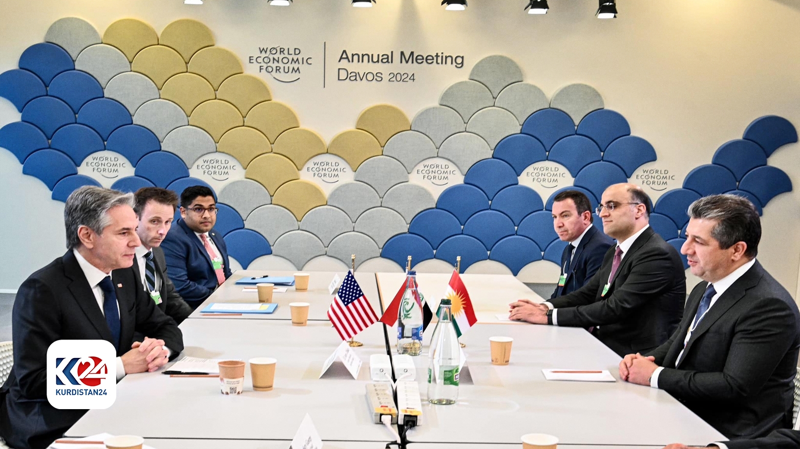 Serokê Hikûmeta Herêma Kurdistanê û Wezîrê Derve yê Amerîkayê dicivin