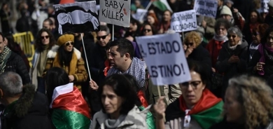 سەدان هەزار کەس لە ئیسپانیا ناڕەزایەتیان دەربڕی بۆ وەستاندنی بازرگانی چەک لەگەڵ ئیسرائیل