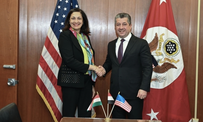 رئيس حكومة إقليم كوردستان يجتمع مع وكيلة ومساعدَي وزير الخارجية الأمريكي