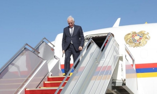 Serokkomarê Ermenistanê li Bexdayê ye