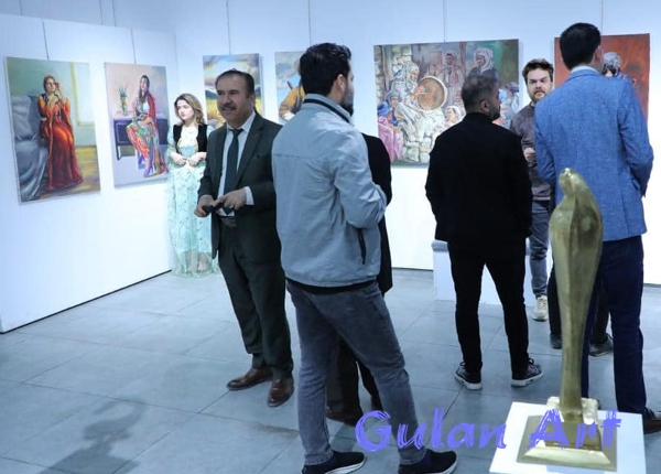 پەیمانگەی هونەرەجوانەكانی هەولێر،پیشانگەیەکی تایبەتى بۆ قوتابیانی بەشی شێوەکاری کردەوە.