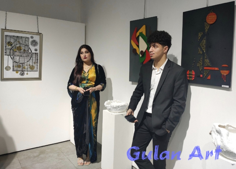 پەیمانگەی هونەرەجوانەكانی هەولێر،پیشانگەیەکی تایبەتى بۆ قوتابیانی بەشی شێوەکاری کردەوە.