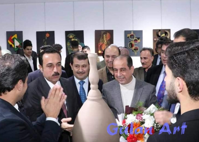 پەیمانگەی هونەرەجوانەكانی هەولێر،پیشانگەیەکی تایبەتى بۆ قوتابیانی بەشی شێوەکاری کردەوە.