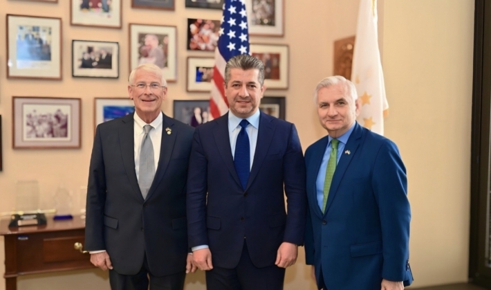 Serokwezîr Mesrûr Barzanî bi Serokê Komîteya Hêzên Çekdar a Senatoya Amerîkayê re civiya