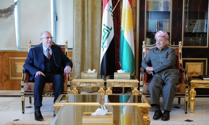 الرئيس بارزاني يستقبل الأمين العام لحزب متحدون