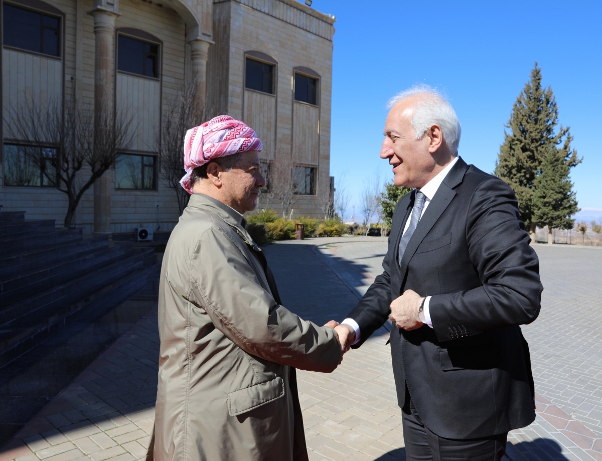 President Masoud Barzani Meets Armenian President, Discusses Bilateral Relations
