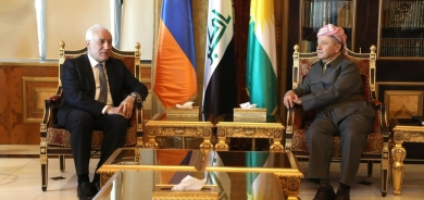 Serok Barzanî li gel Serokkomarê Ermenistanê civiya