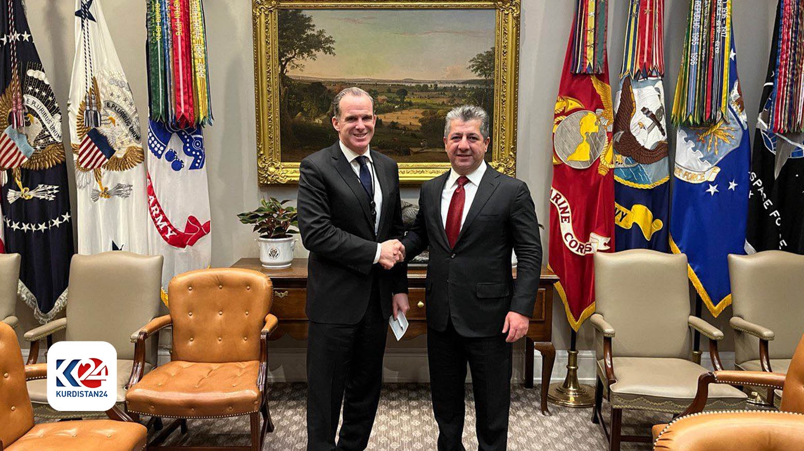 Serokê Hikûmeta Herêma Kurdistanê bi Brett McGurk re dicive