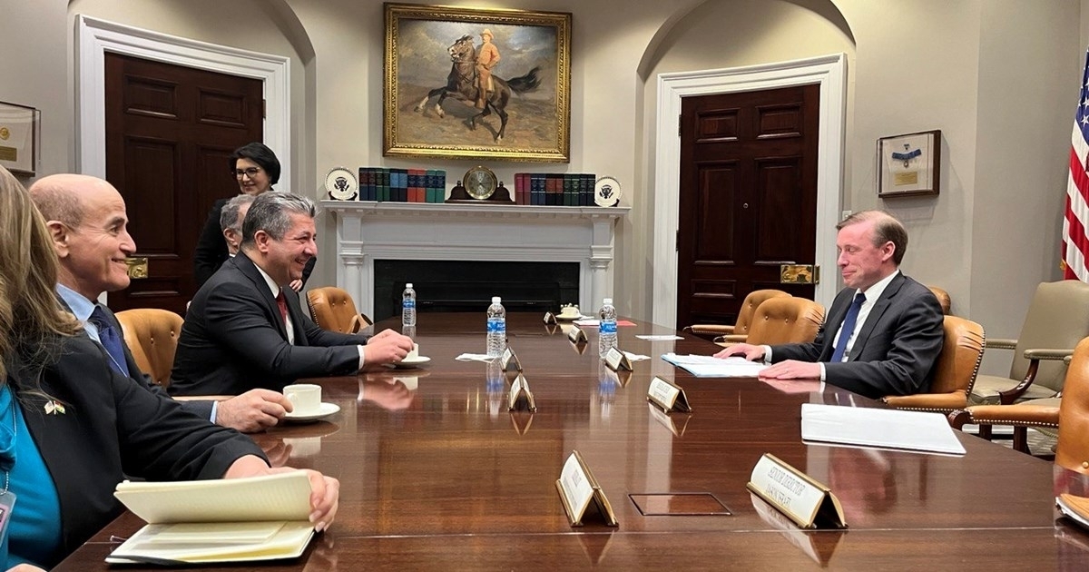KRG Prime Minister Barzani Meets US National Security Advisor, Discusses Bilateral Relations and Regional Challenges