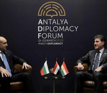 سه‌رۆك نێچيرڤان بارزانى له‌گه‌ڵ سه‌رۆكى بولگاريا كۆبووه‌وه‌