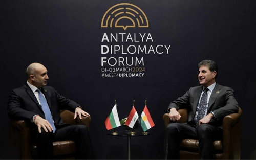 سه‌رۆك نێچيرڤان بارزانى له‌گه‌ڵ سه‌رۆكى بولگاريا كۆبووه‌وه‌