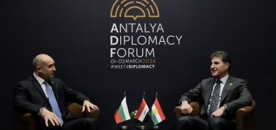 President Nechirvan Barzani meets with the President of Bulgaria