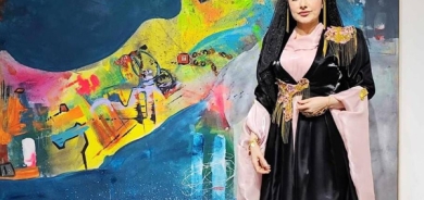 ڕۆژین حاج حوسێن پێشانگەیەكی شێوەكاری كردەوە