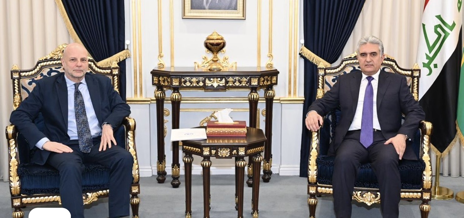 ريبر أحمد وكلاوديو كوردون يبحثان الأوضاع في سنجار والانتخابات النيابية في كوردستان