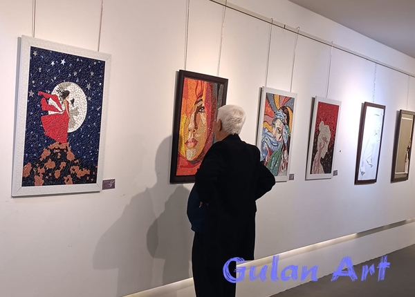 گروپی كۆتری خەیاڵ پێشانگەیەكی شێوەكاری كردەوە