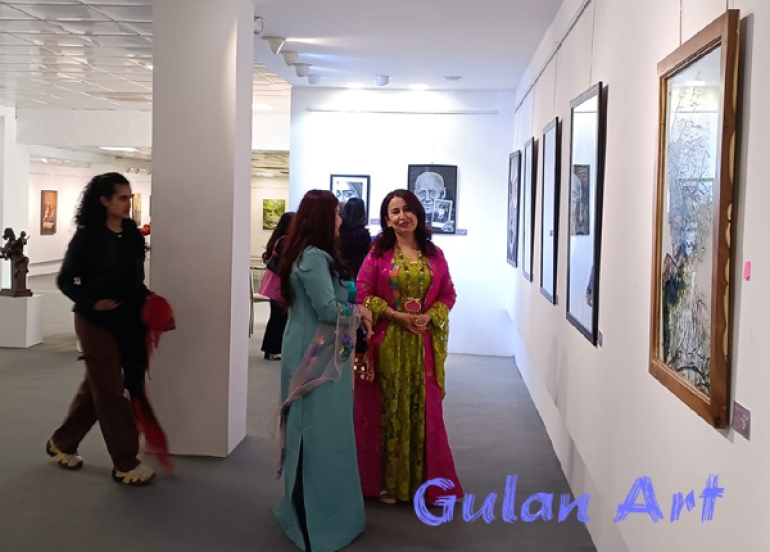 گروپی كۆتری خەیاڵ پێشانگەیەكی شێوەكاری كردەوە